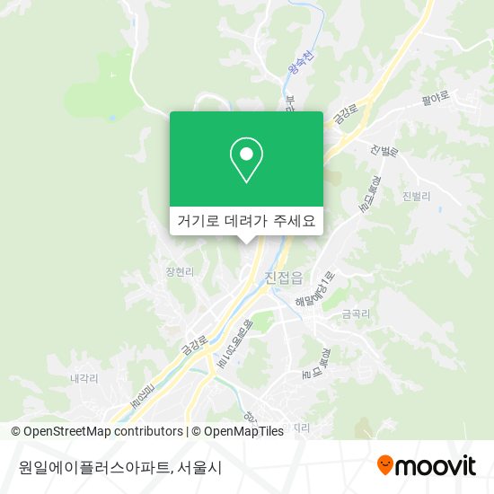 원일에이플러스아파트 지도