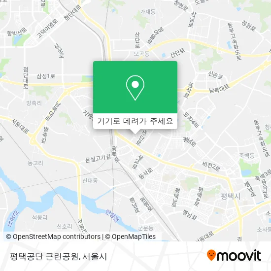 평택공단 근린공원 지도