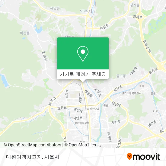 대원여객차고지 지도