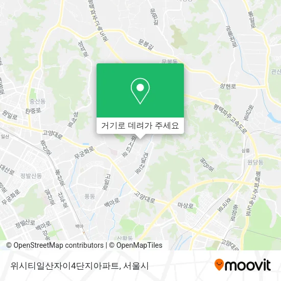 위시티일산자이4단지아파트 지도
