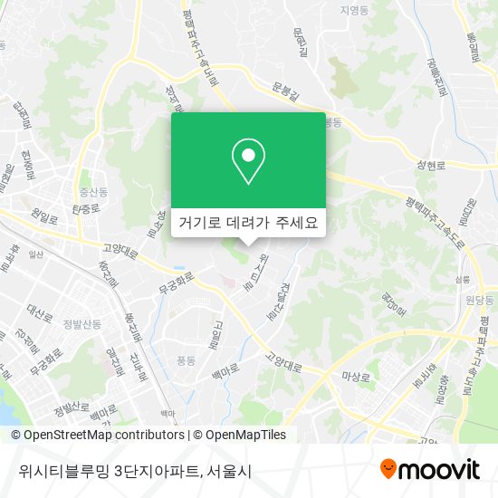 위시티블루밍 3단지아파트 지도