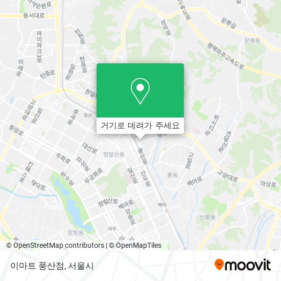 이마트 풍산점 지도