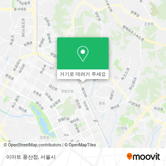 이마트 풍산점 지도