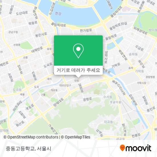 중동고등학교 지도