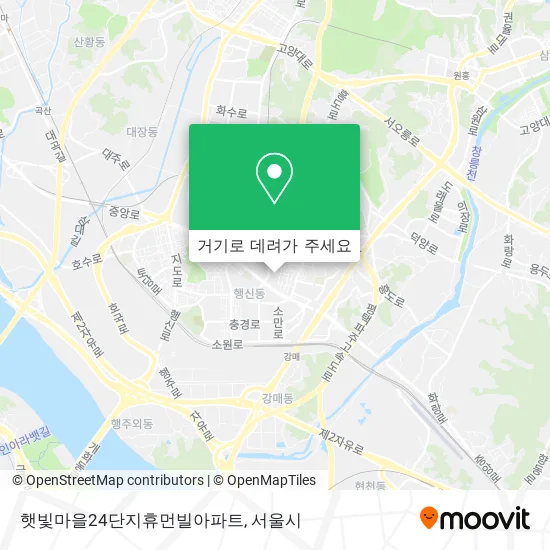 햇빛마을24단지휴먼빌아파트 지도