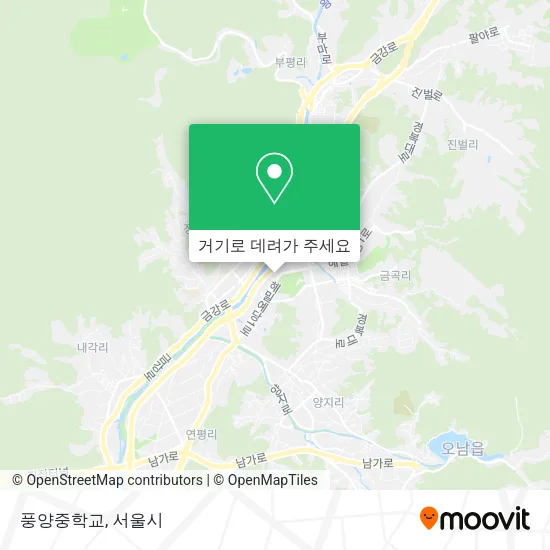 풍양중학교 지도