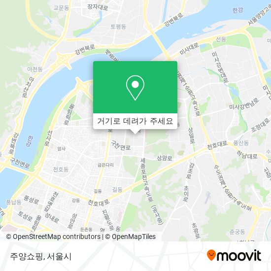 주양쇼핑 지도