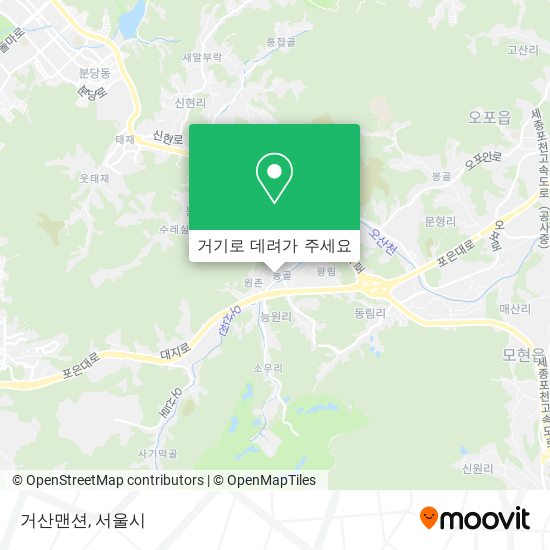 거산맨션 지도