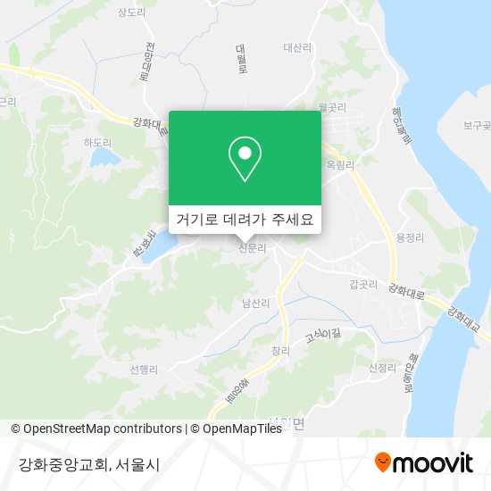 강화중앙교회 지도