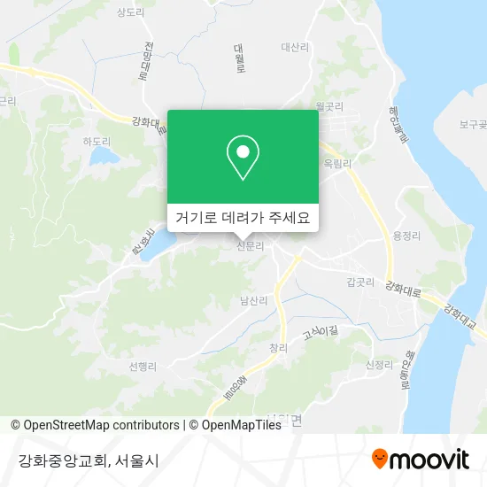 강화중앙교회 지도