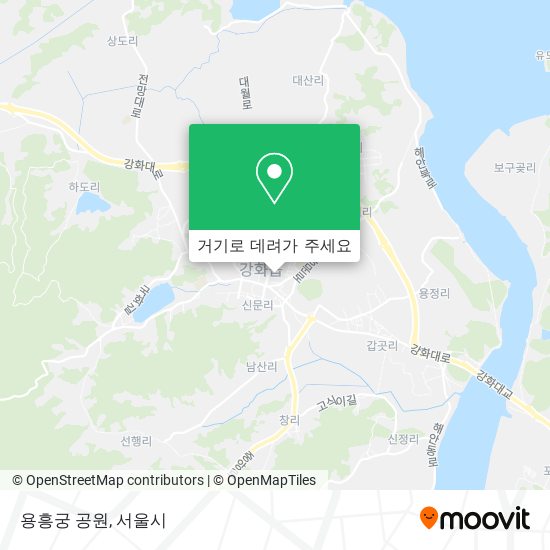 용흥궁 공원 지도