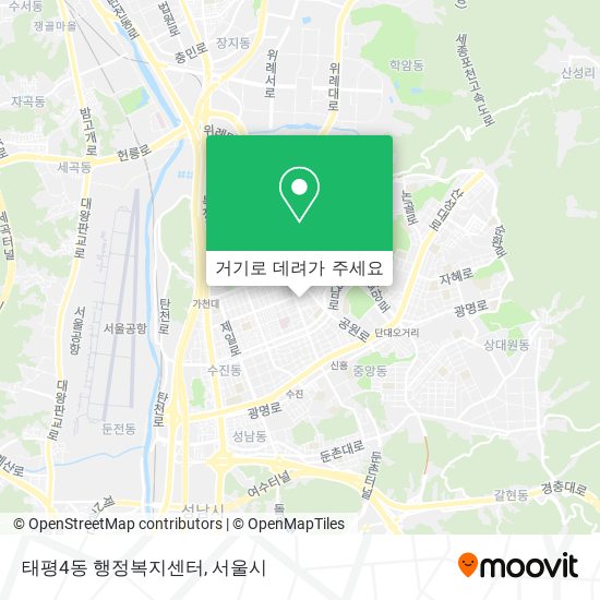 태평4동 행정복지센터 지도