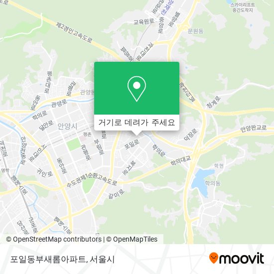 포일동부새롬아파트 지도