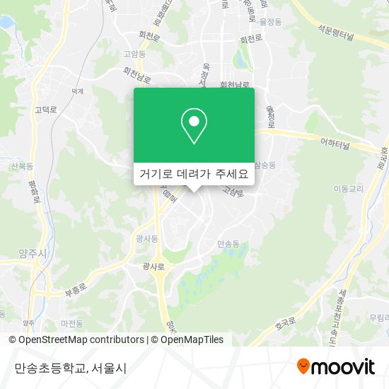 만송초등학교 지도