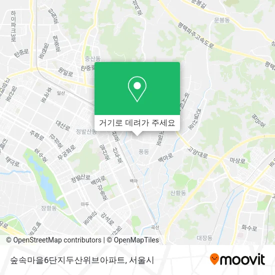 숲속마을6단지두산위브아파트 지도