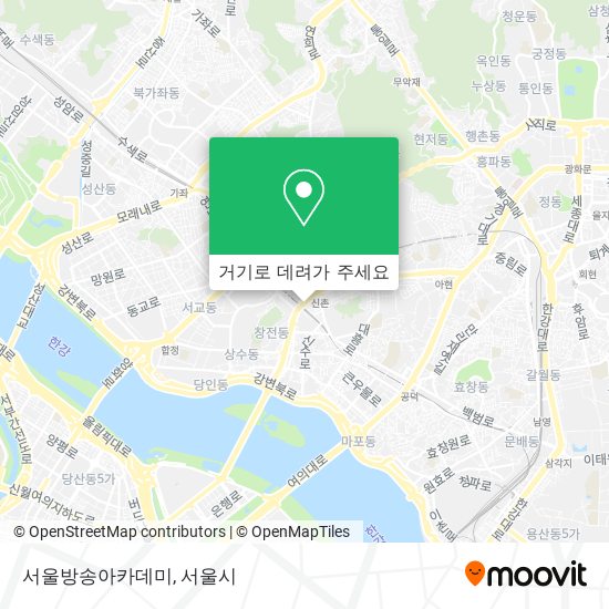 서울방송아카데미 지도
