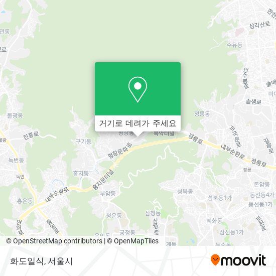 화도일식 지도