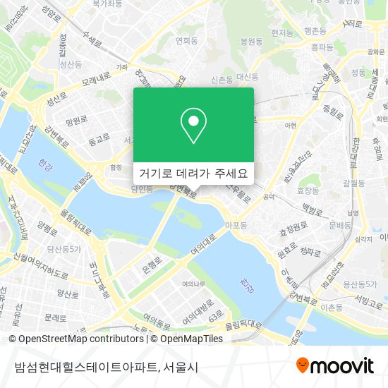 밤섬현대힐스테이트아파트 지도