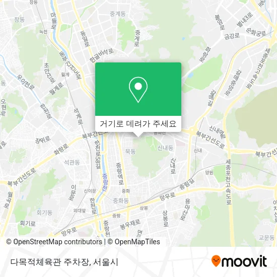 다목적체육관 주차장 지도