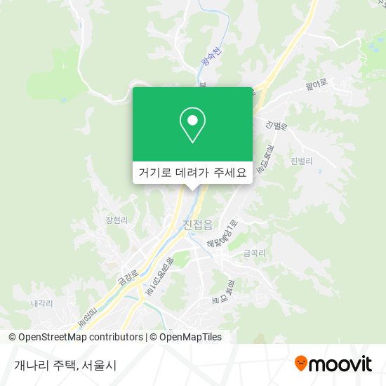개나리 주택 지도