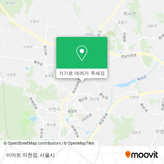 이마트 이천점 지도