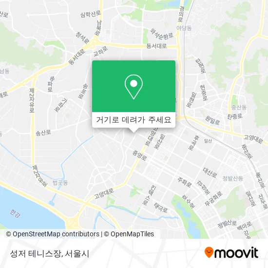 성저 테니스장 지도