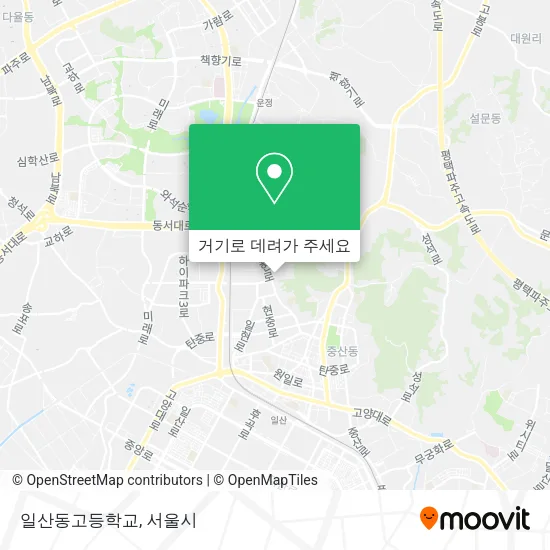 일산동고등학교 지도