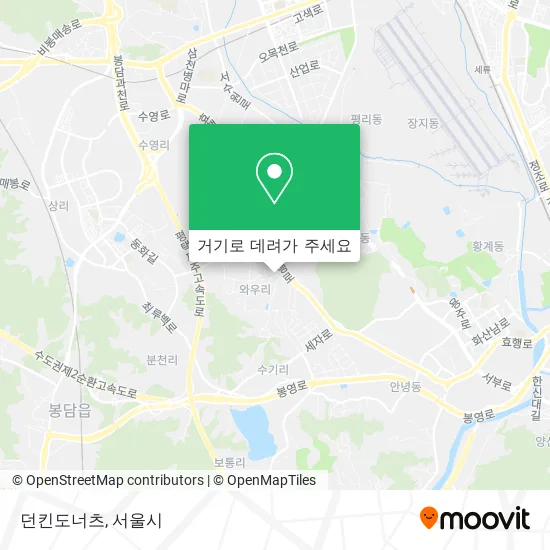 던킨도너츠 지도