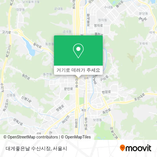 대게좋은날 수산시장 지도