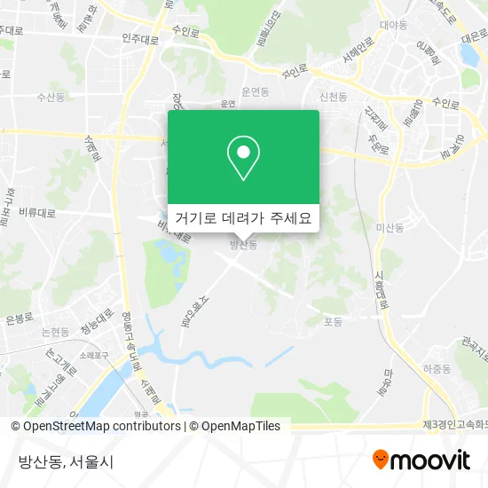 방산동 지도
