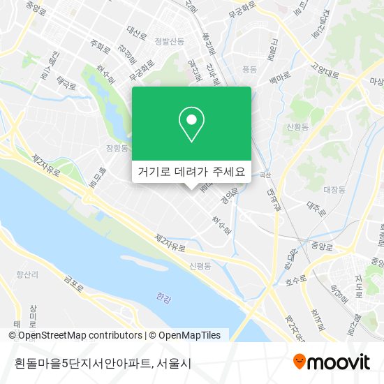 흰돌마을5단지서안아파트 지도