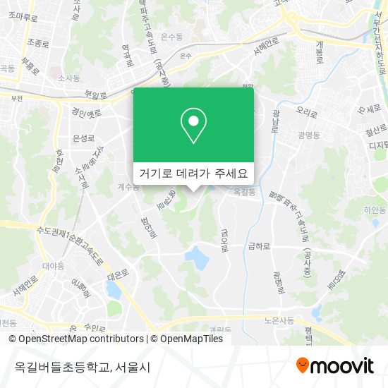 옥길버들초등학교 지도