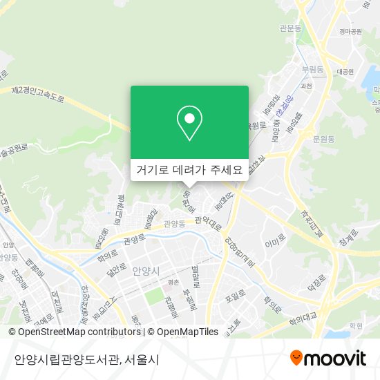 안양시립관양도서관 지도