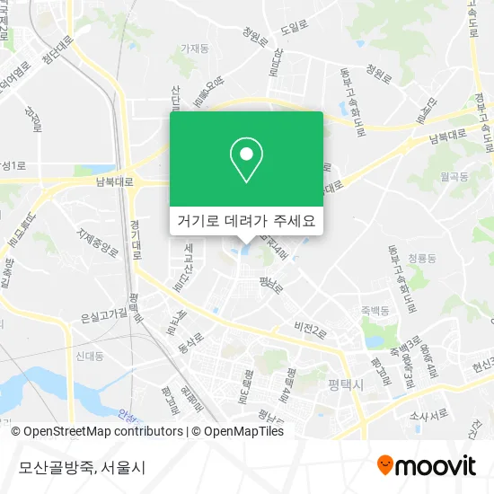 모산골방죽 지도