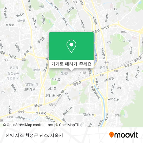 전씨 시조 환성군 단소 지도