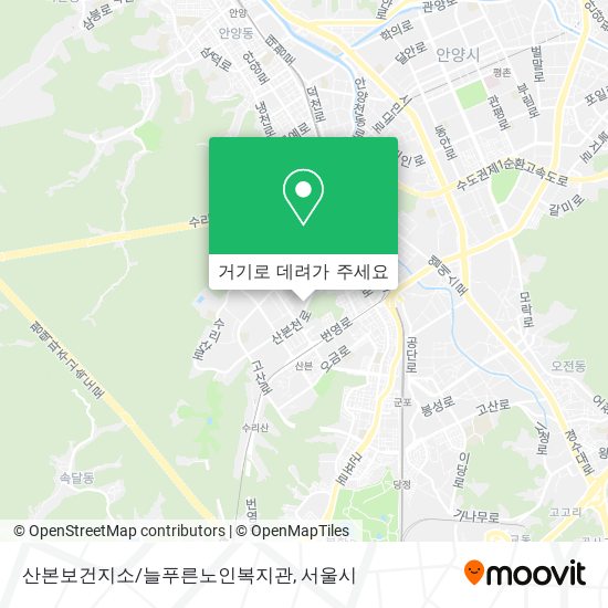 산본보건지소/늘푸른노인복지관 지도