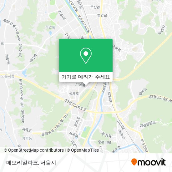 메모리얼파크 지도