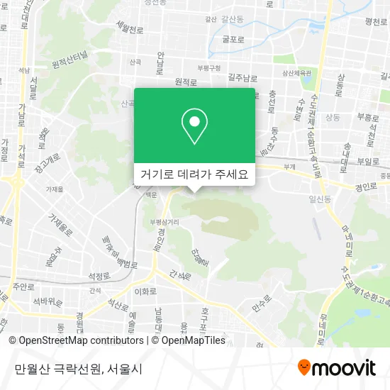 만월산 극락선원 지도