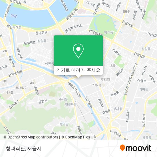 청과직판 지도