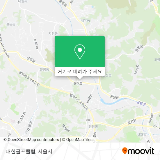 대한골프클럽 지도