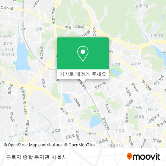 근로자 종합 복지관 지도