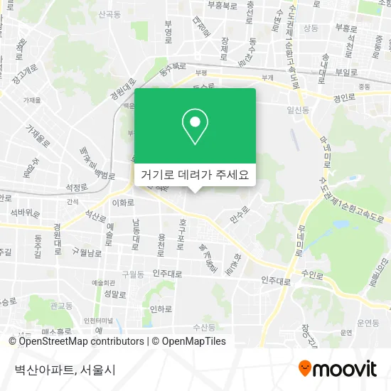 벽산아파트 지도