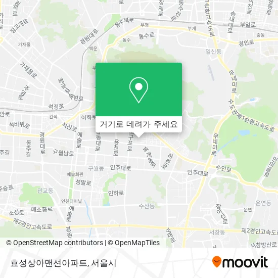 효성상아맨션아파트 지도