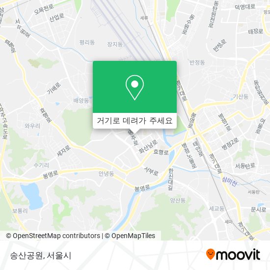 송산공원 지도