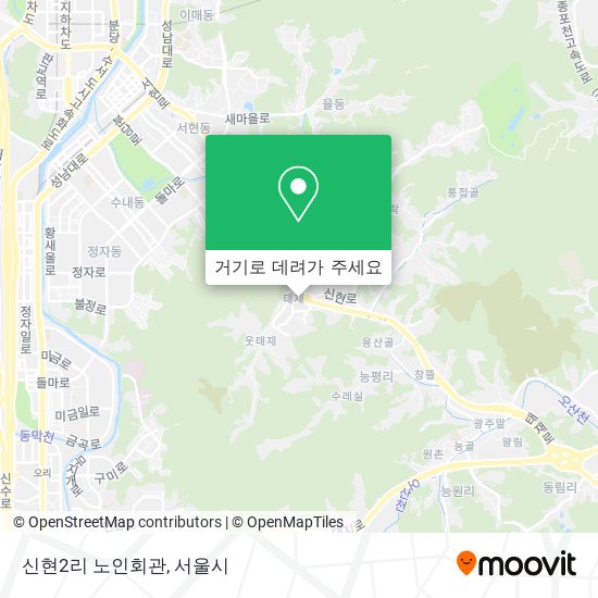 신현2리 노인회관 지도