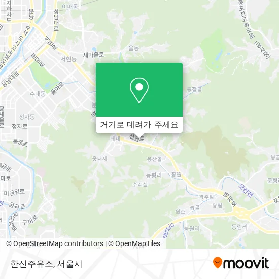 한신주유소 지도