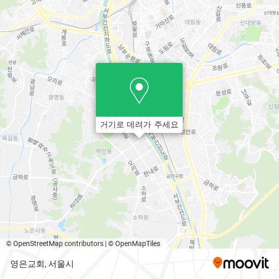 영은교회 지도