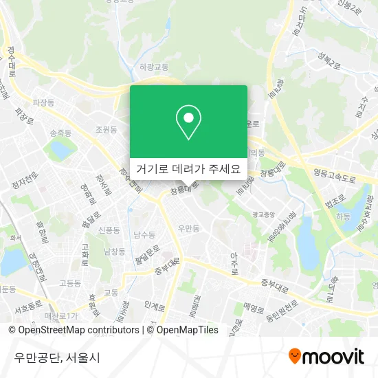 우만공단 지도