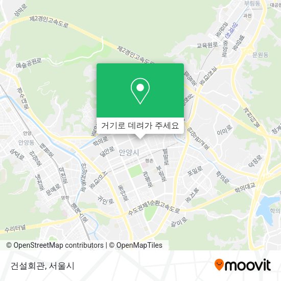 건설회관 지도