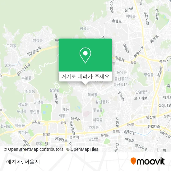 예지관 지도